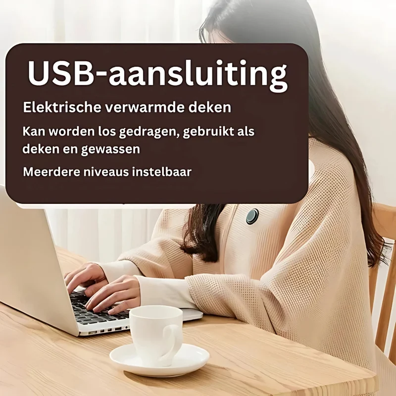 Warmer Embrace - Tragbare USB-Heizdecke für Gemütliche Wärme