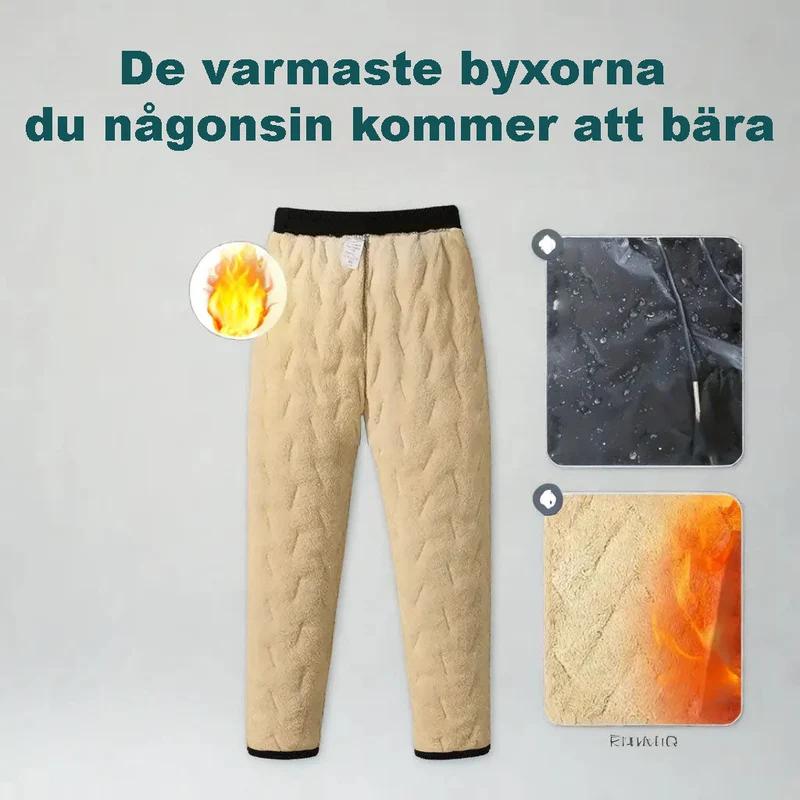 PolarFit – Wasserdichte, fleecegefütterte Winterhose für Damen und Herren