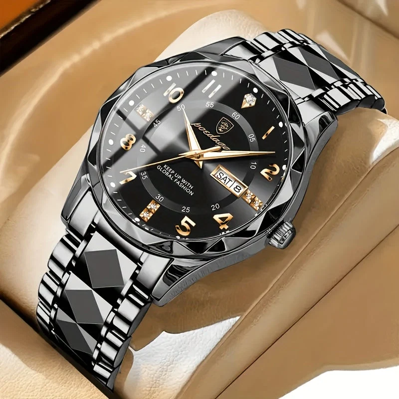 Herren Wasserdichte Multifunktionale Titan Sportuhr