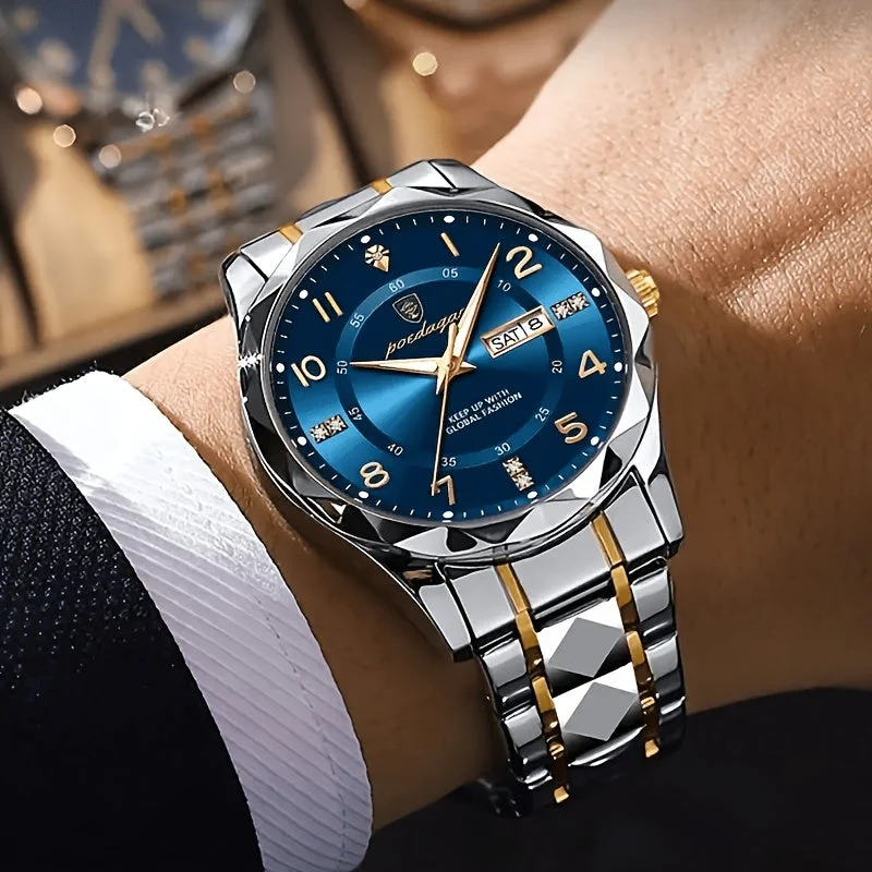 Herren Wasserdichte Multifunktionale Titan Sportuhr