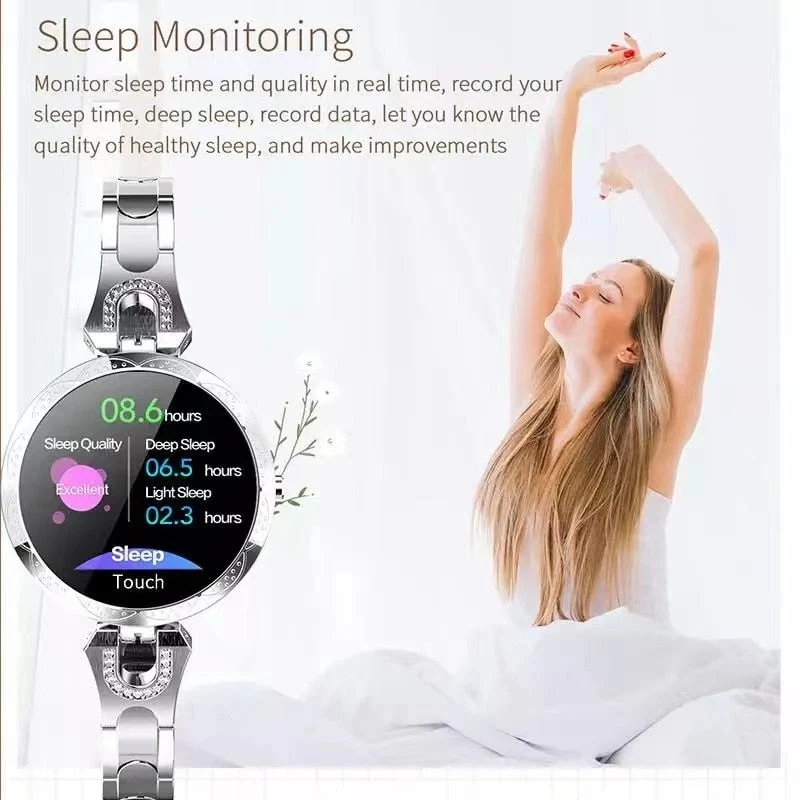 Wasserdichte Fitnessuhr für Damen – AquaFit Smartwatch