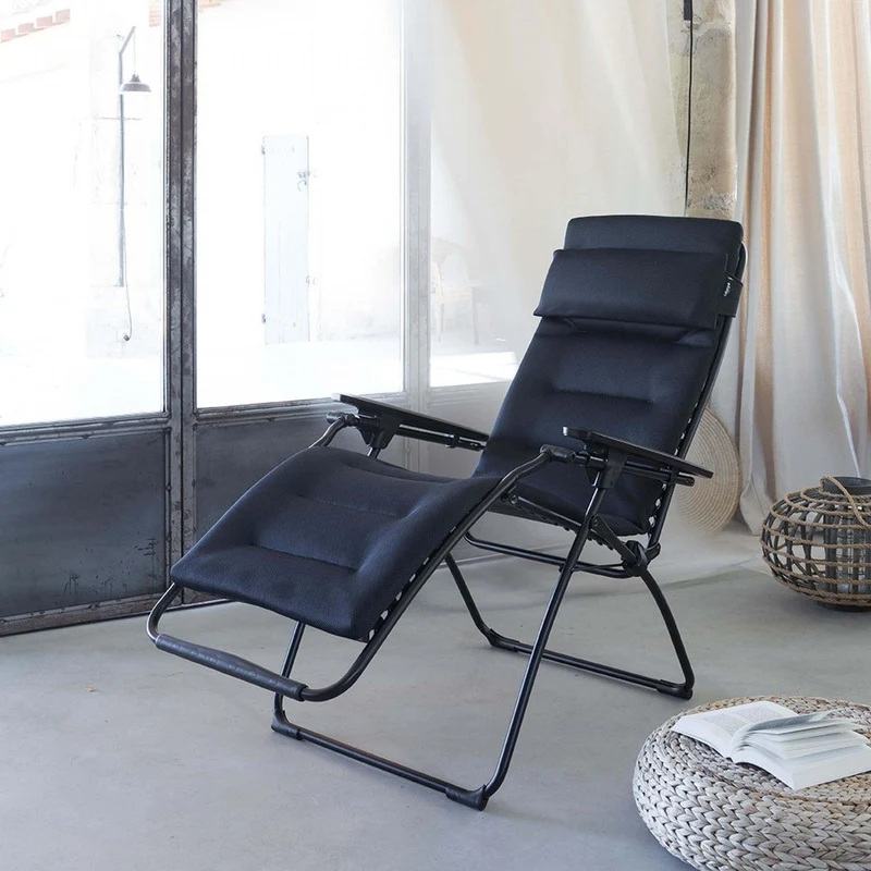 Lafuma Futura Air Comfort Reclining Chair - Acier Navy