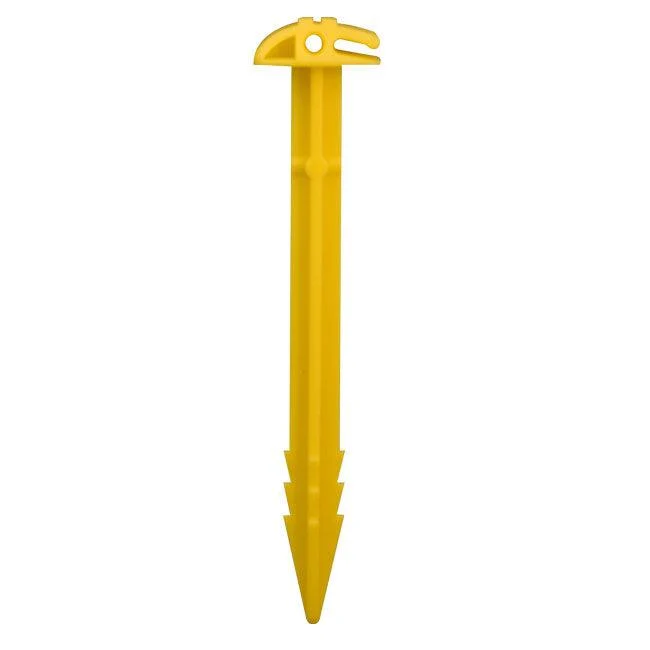 Lay-flat Plastic Awning Or Tent Groundsheet Peg: 20cm