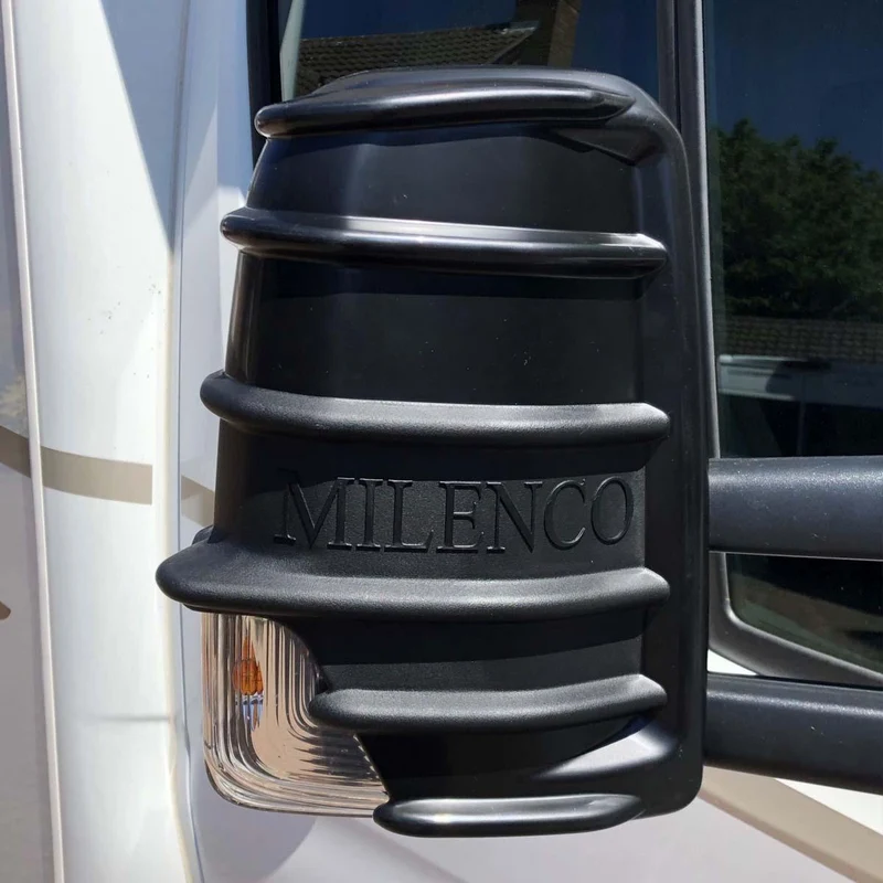 Milenco Mercedes Sprinter Motorhome Wing Mirror Protectors - Black