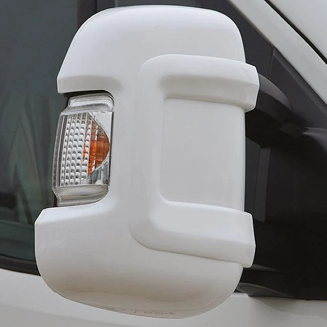 Milenco Short Arm Mirror Protectors - White