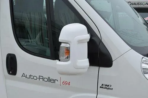 Milenco Short Arm Mirror Protectors - White