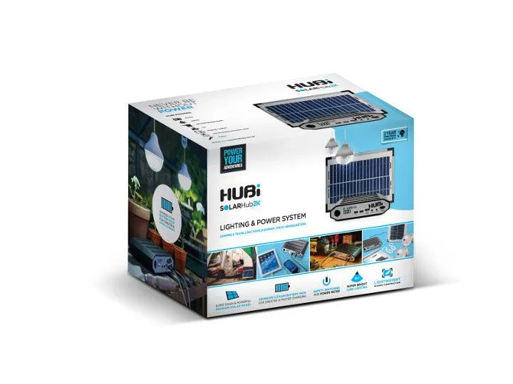 Hubi Go 2K Portable Solar Power & Lighting System