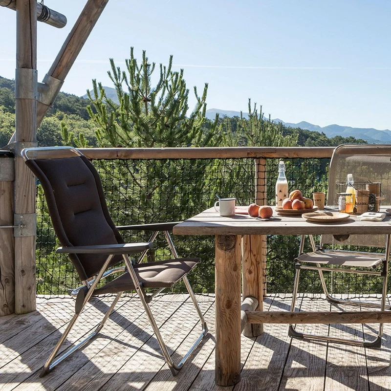 Lafuma Alu Cham AC Padded Chair - Acier Navy
