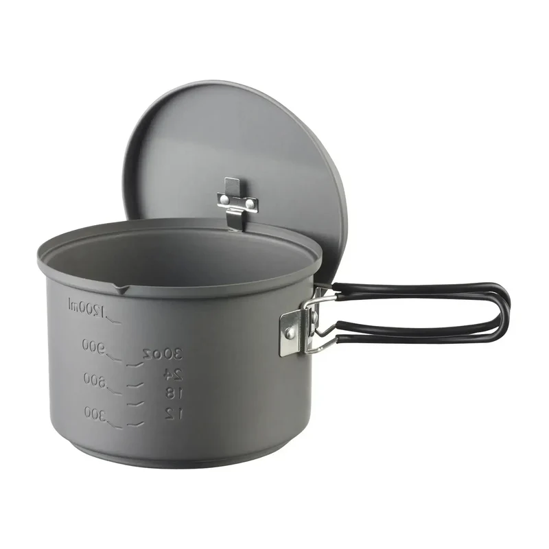 Kochset Spiritus 1.5 L Aluminium hartanodisiert