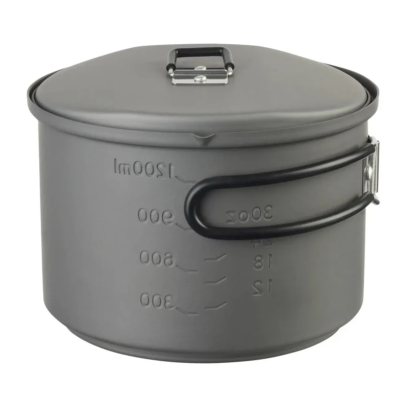 Kochset Spiritus 1.5 L Aluminium hartanodisiert