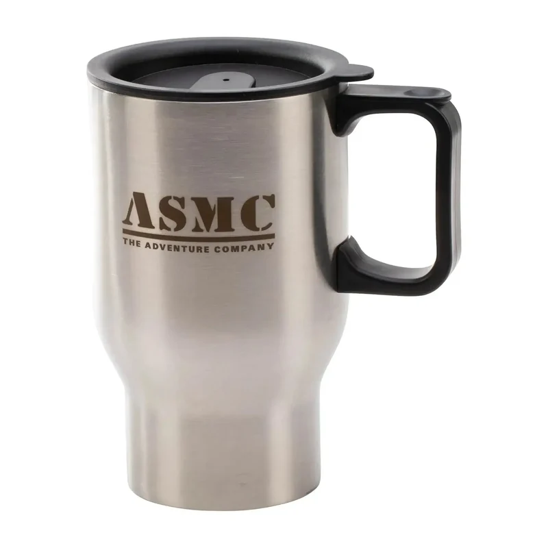 Isosteel Becher 0.4 L ASMC Edition silberfarben