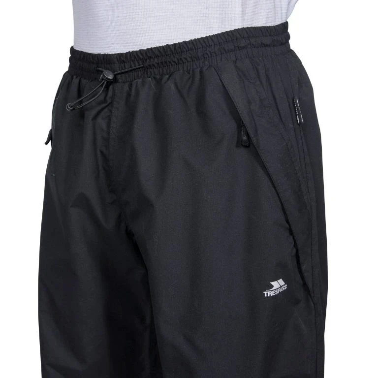 Trespass Men's Toliland Waterproof Trousers - Black