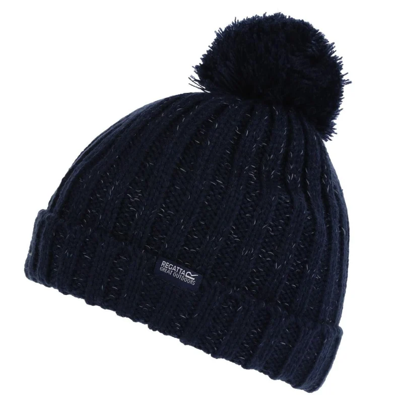 Regatta Luminosity III Reflective Bobble Hat - Navy