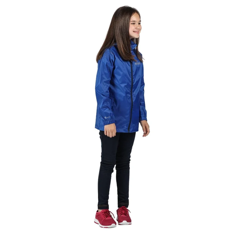 Regatta Kids Waterproof Packaway Pack It Jacket III - Nautical Blue