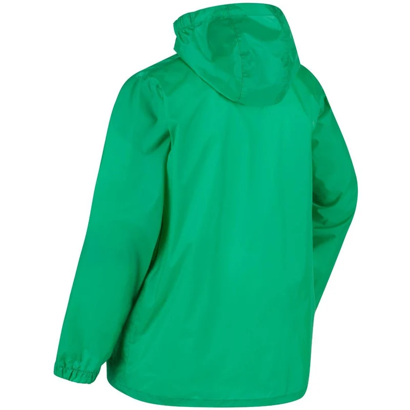 Regatta Kids Waterproof Packaway Pack It Jacket III - Island Green