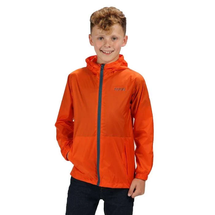 Regatta Kids Pack It Jacket III Waterproof Packaway - Blaze Orange