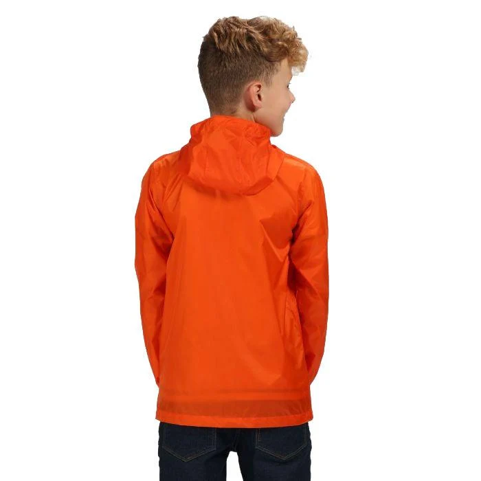 Regatta Kids Pack It Jacket III Waterproof Packaway - Blaze Orange