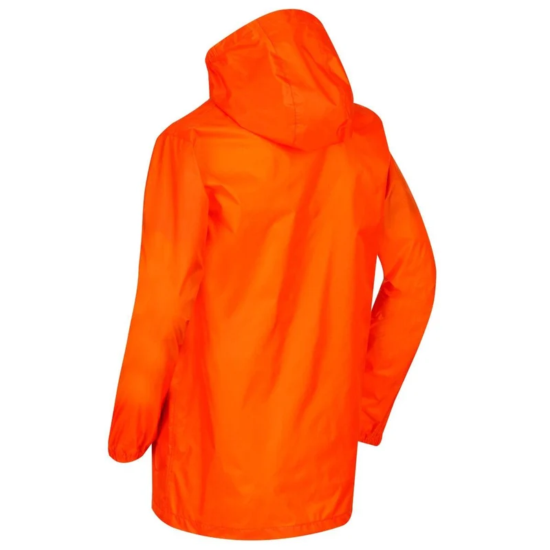 Regatta Kids Pack It Jacket III Waterproof Packaway - Blaze Orange