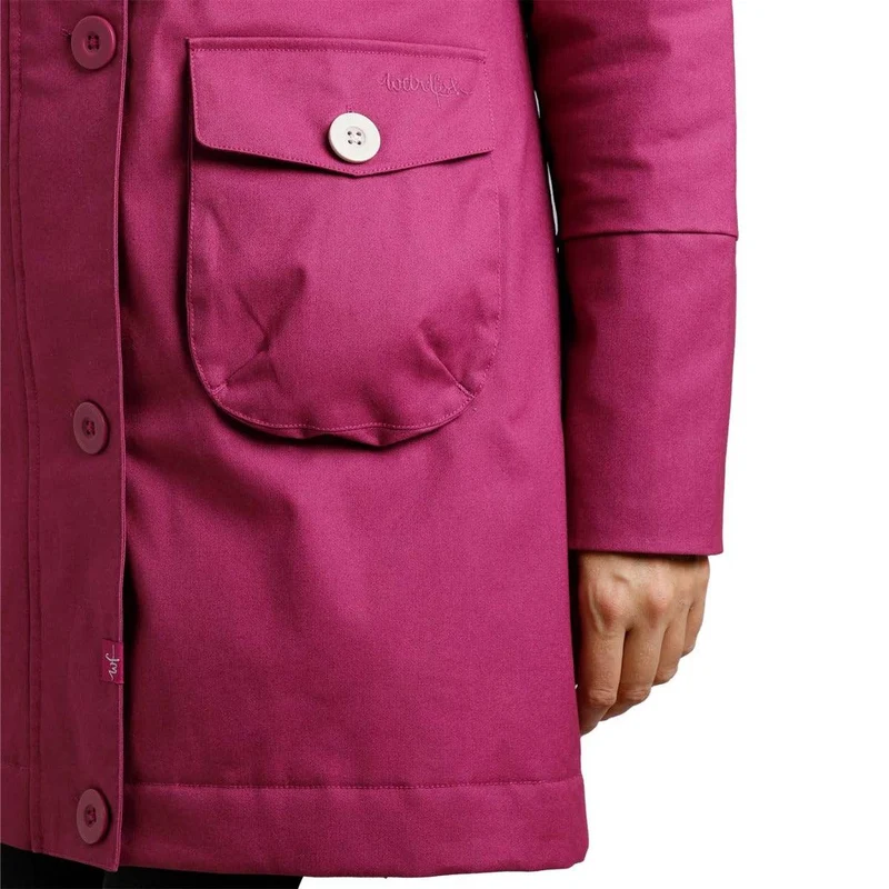 Weird Fish Women's Beatrix Waterproof Coat - Raspberry