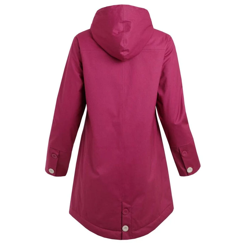 Weird Fish Women's Beatrix Waterproof Coat - Raspberry