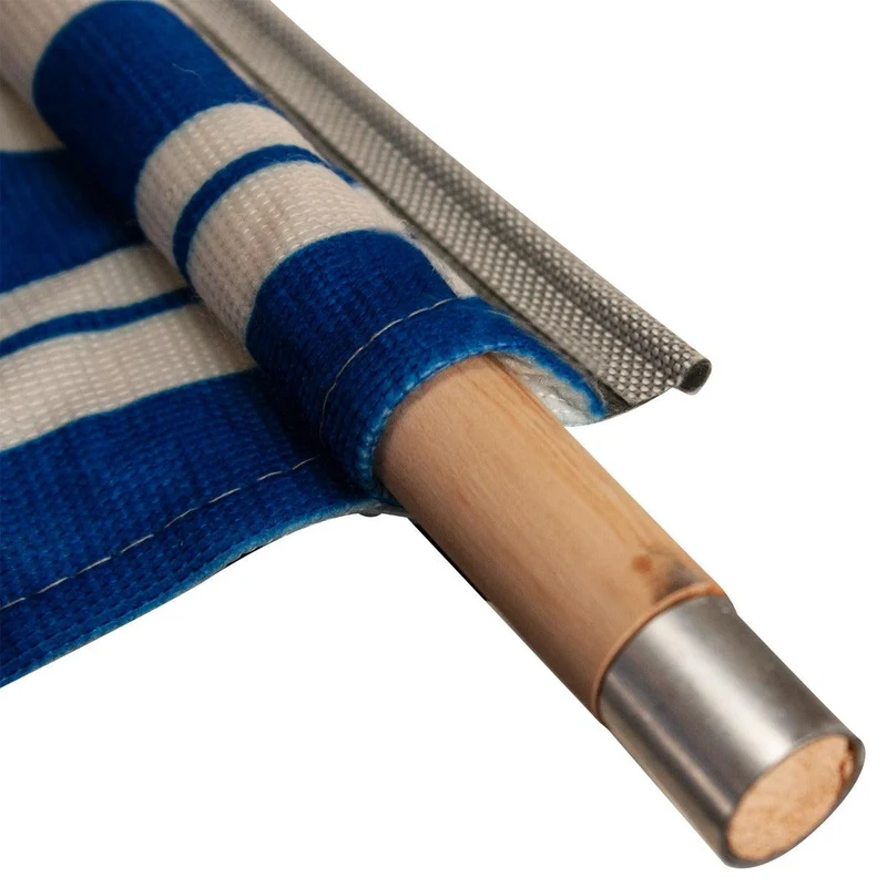 Deluxe 520cm 7 Pole Windbreak with Awning Channel Fitting - Blue