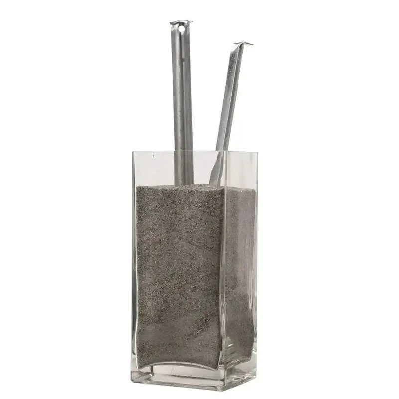 U-Heringe halbrund 24 cm 10er Pack silberfarben