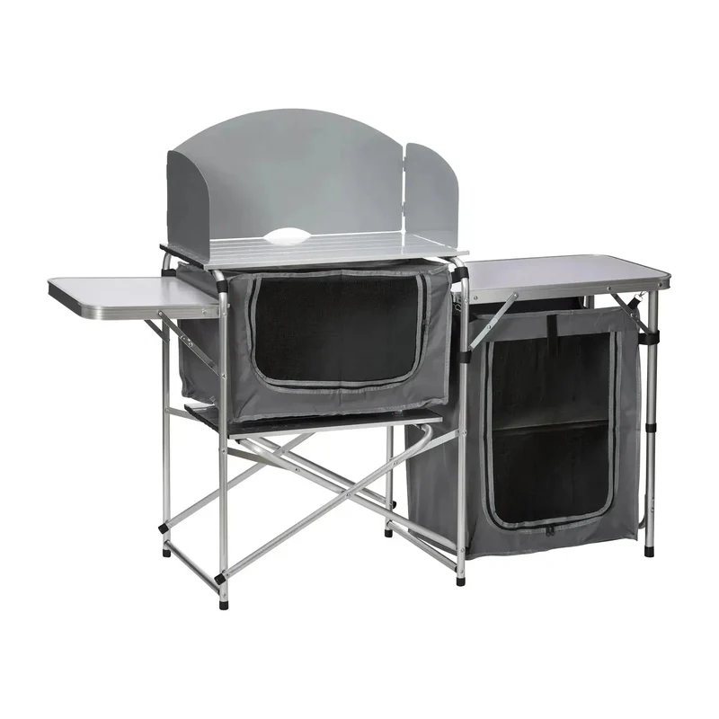 Campingtisch mit Aluminiumrahmen