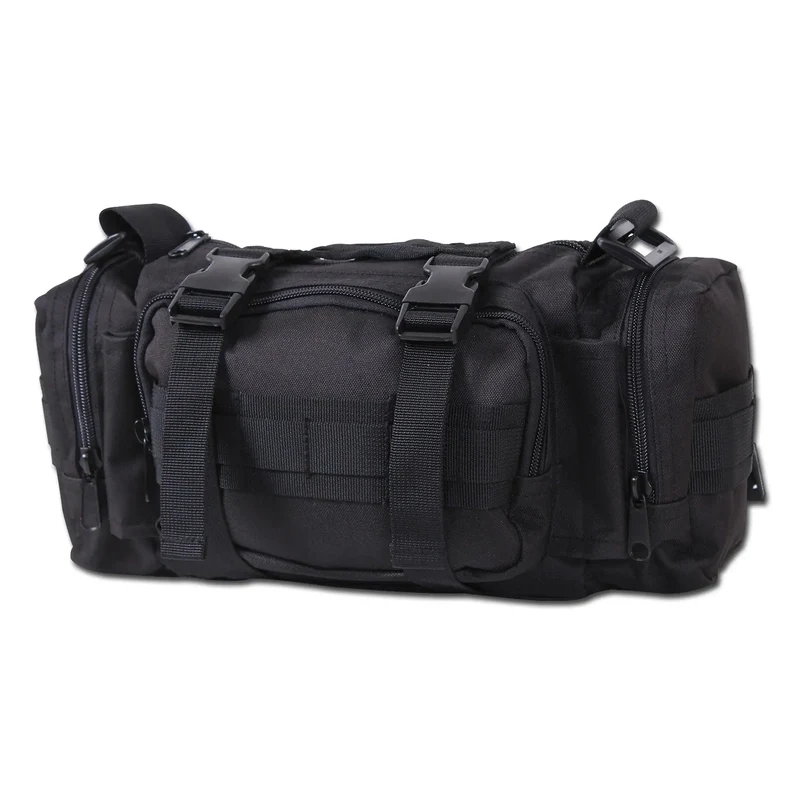 Schultertasche Tactical schwarz