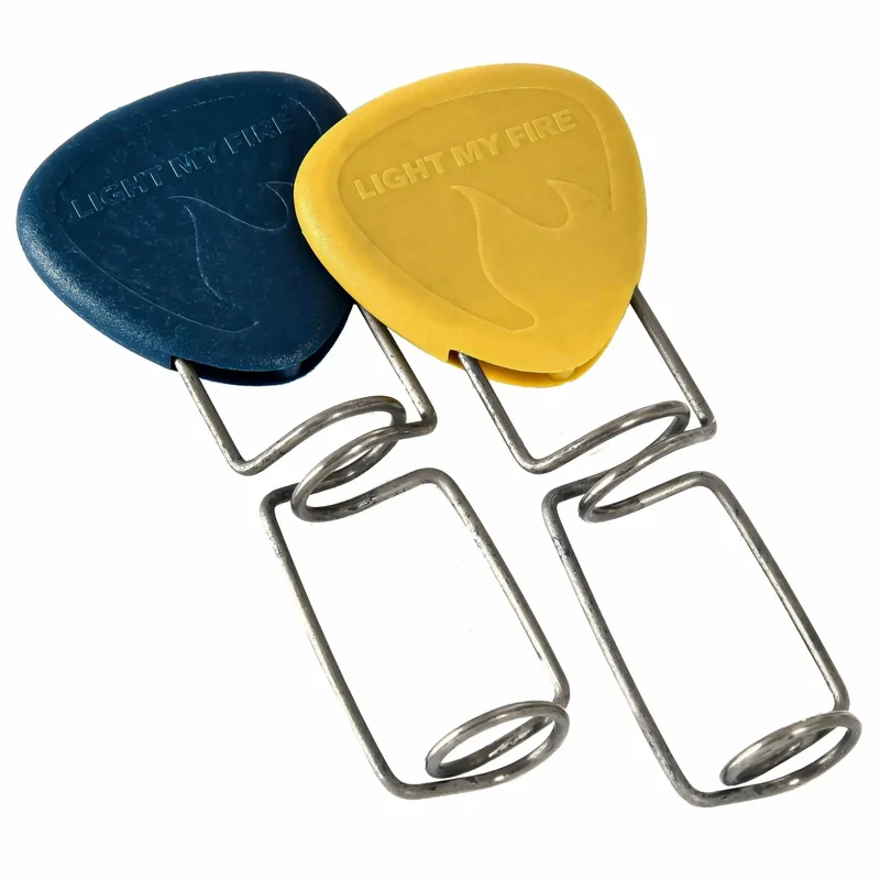 Grillzubehör GrandPa's FireFork Mustyyellow Blue