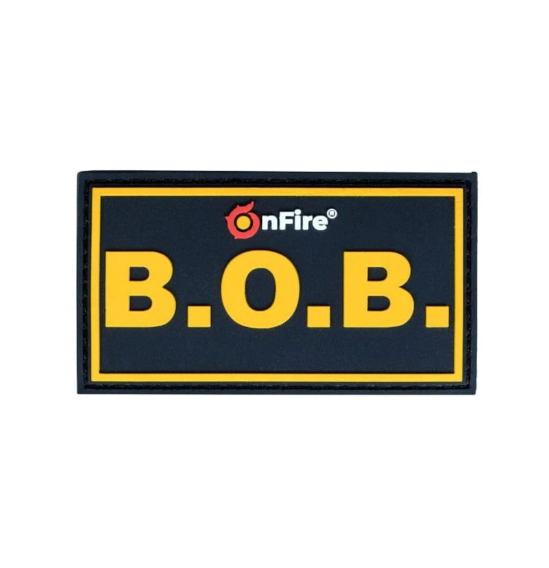 B.O.B. Bug Out Bag Patch (9 x 5 cm)