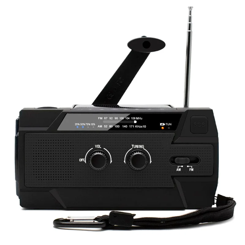 Multifunktionales SOS Outdoor- und Notfallradio