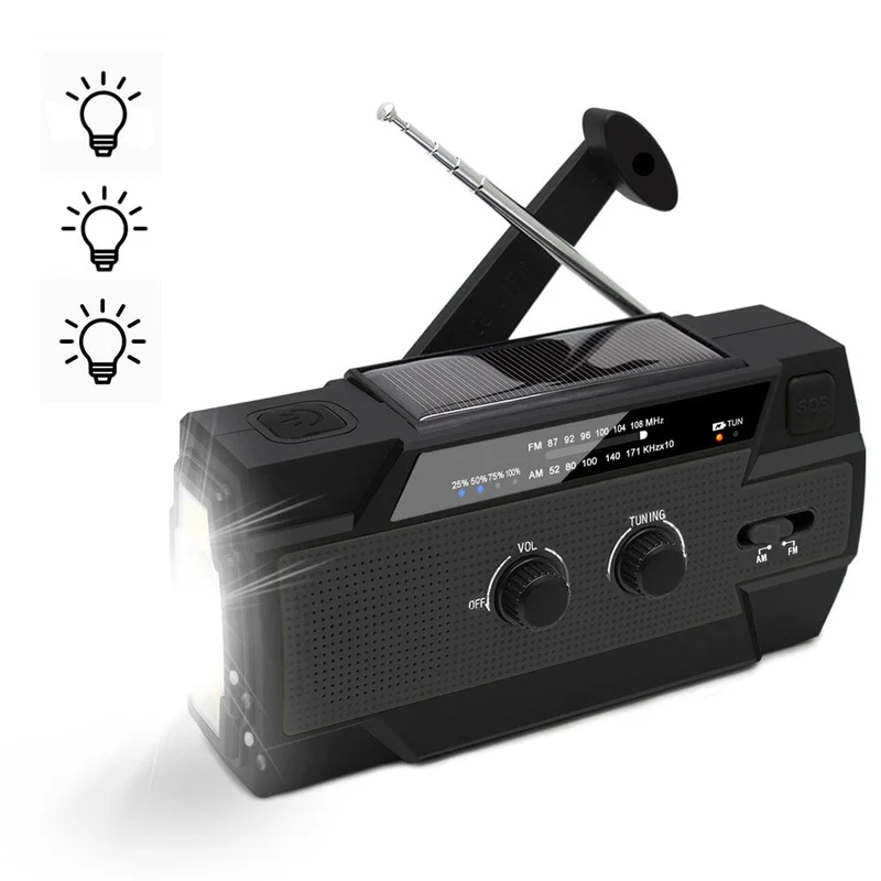 Multifunktionales SOS Outdoor- und Notfallradio