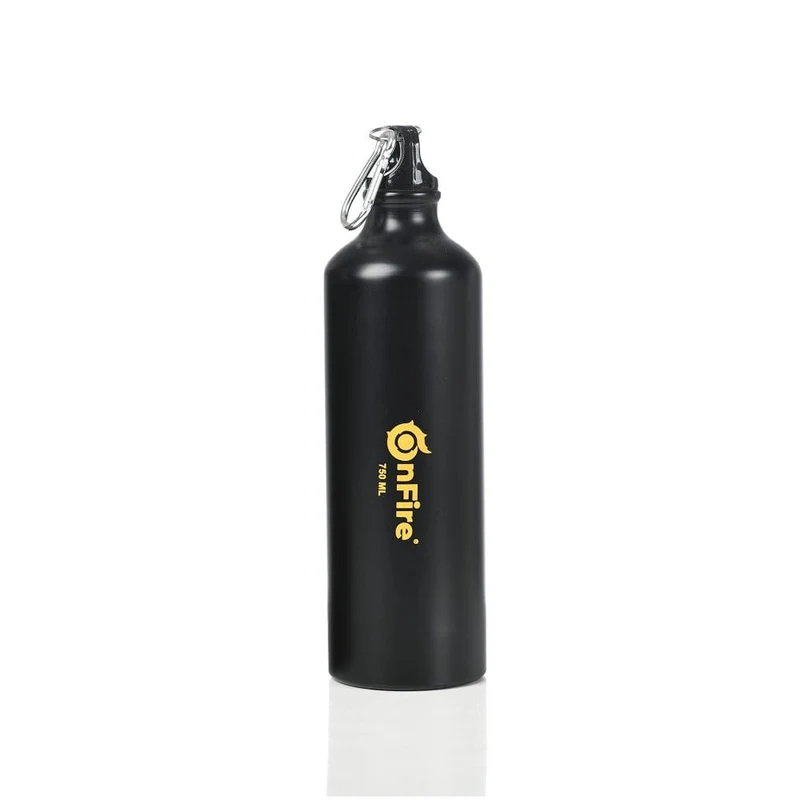 Ultraleichte Alu-Trinkflasche 750ml mit Karabinerhaken
