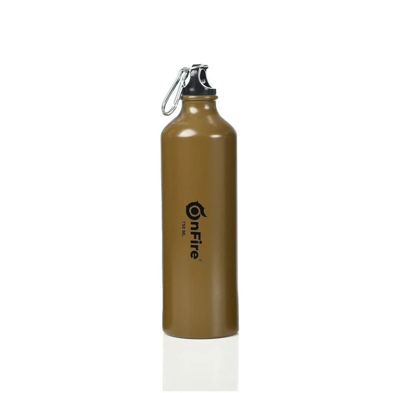 Ultraleichte Alu-Trinkflasche 750ml mit Karabinerhaken