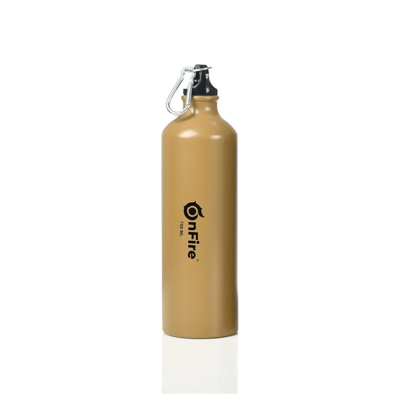 Ultraleichte Alu-Trinkflasche 750ml mit Karabinerhaken