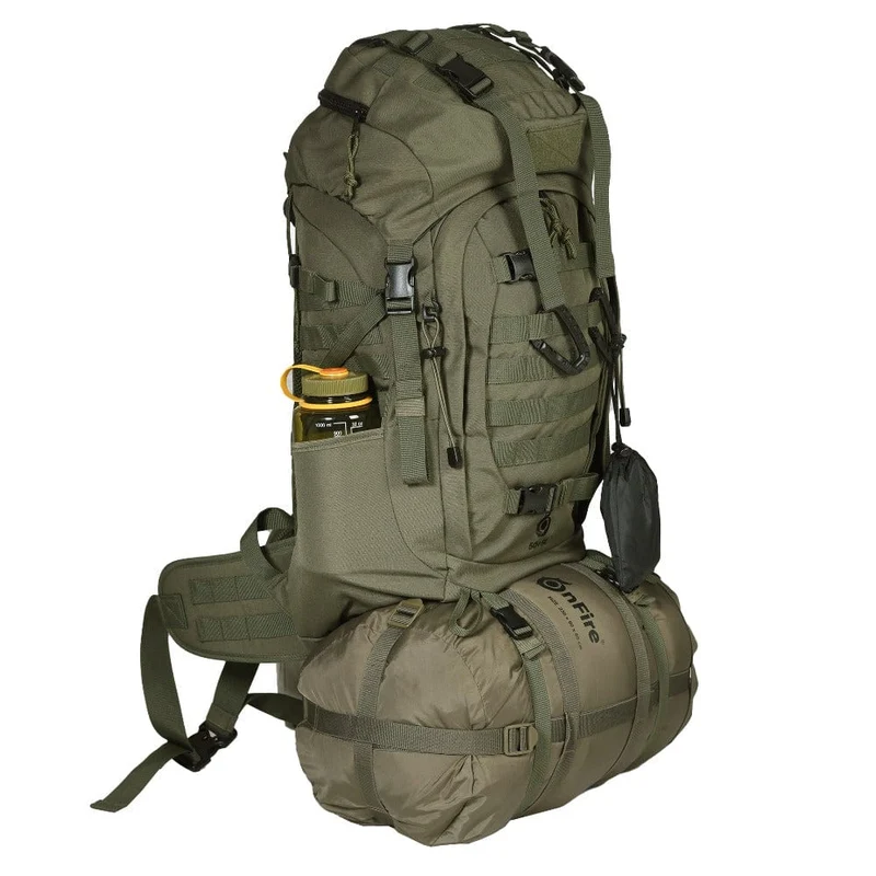 Taktischer Rucksack 50+5L plus Zubehör