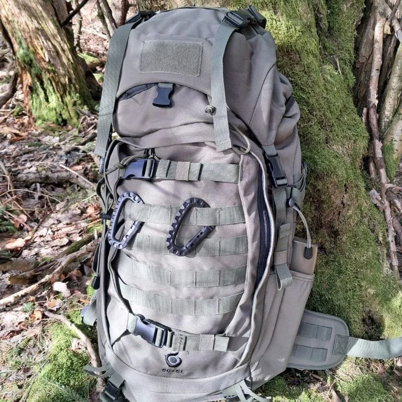 Taktischer Rucksack 50+5L plus Zubehör