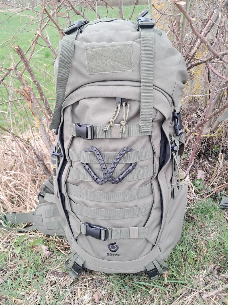 Taktischer Rucksack 50+5L plus Zubehör