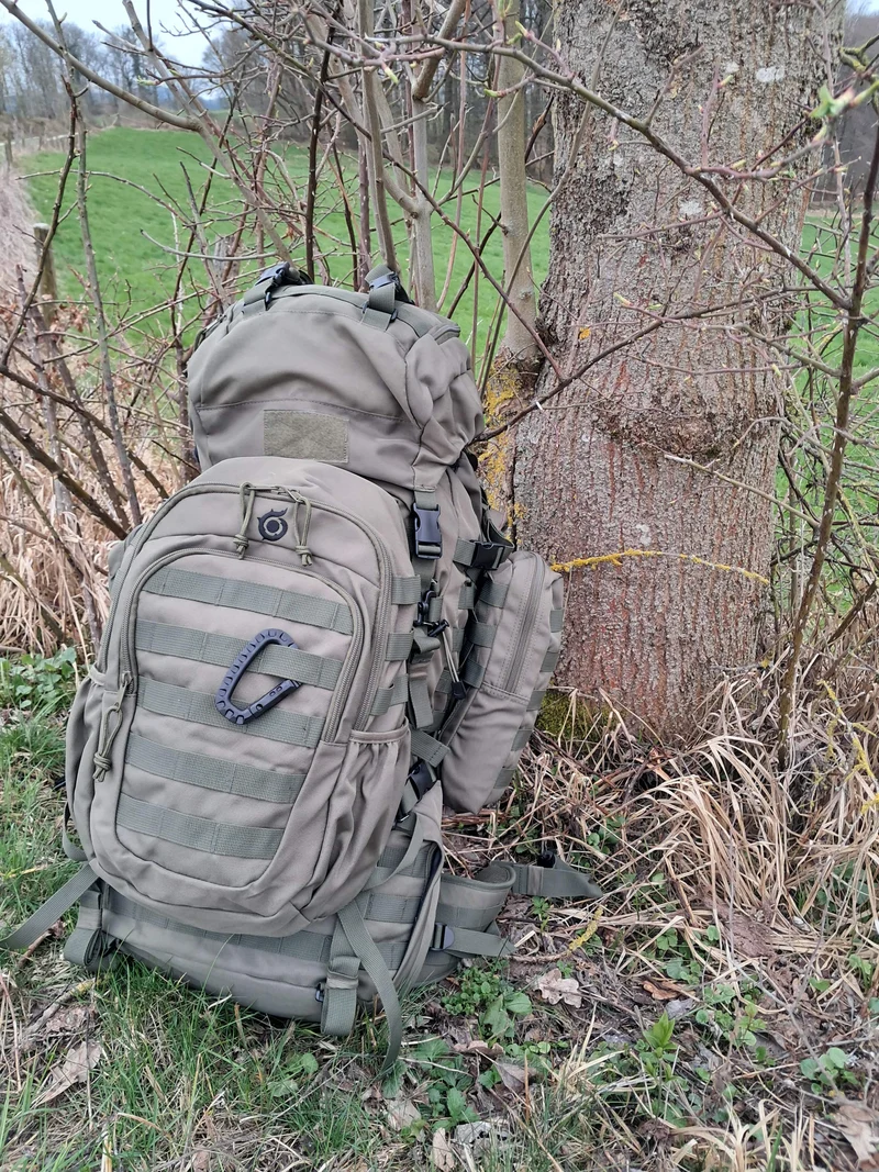 Taktischer Rucksack 50+5L plus Zubehör