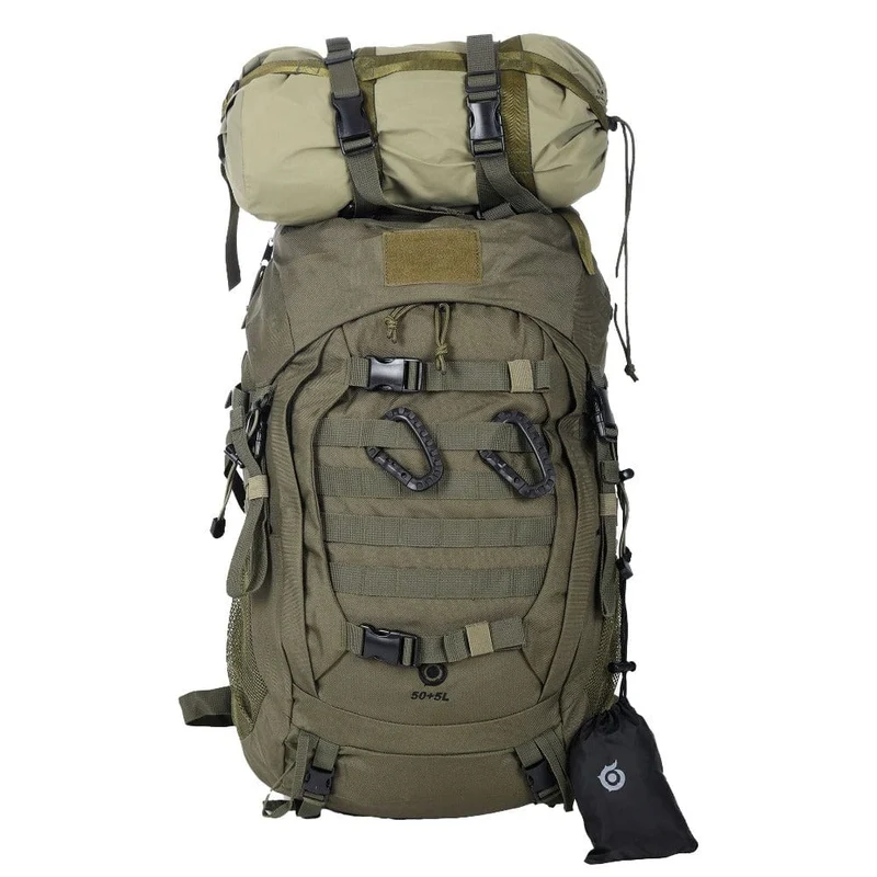 Taktischer Rucksack 50+5L plus Zubehör