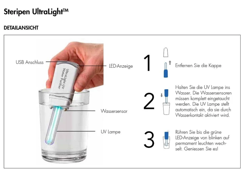Steripen® UltraLight™ UV Wasserentkeimer