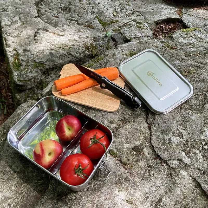 Lunchbox 1200ml inkl. Trennwand + Brettchen