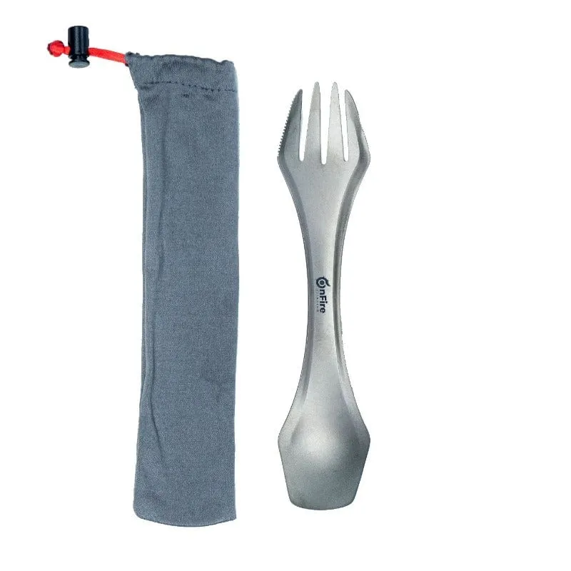 Ultraleichter Titan-Göffel (3 in 1)
