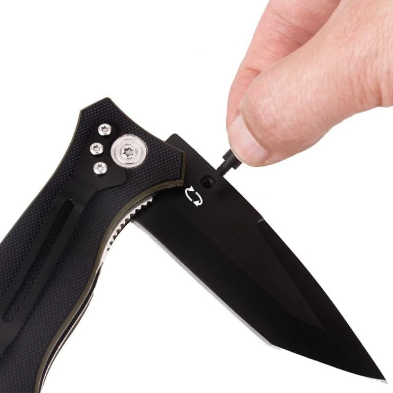 Rettungsmesser GREEN LINE mit gerader Klinge mit Holster