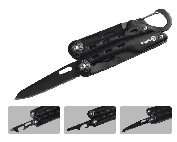 Multitool mit 8 Funktionen und Karabiner