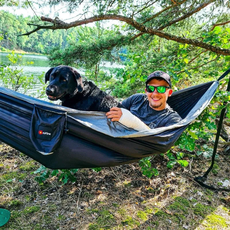 XXL-Outdoor-Hängematte für Biwak, Camping, Outdoor