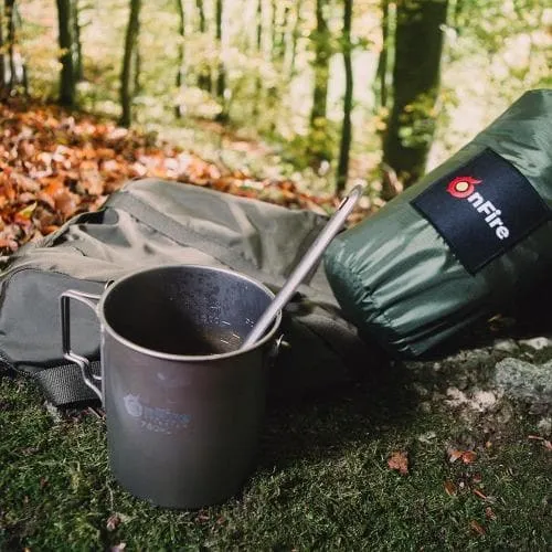 Extra langer ultraleichter Titan-Löffel - für PRO RATION, CONVAR & Adventure Menu