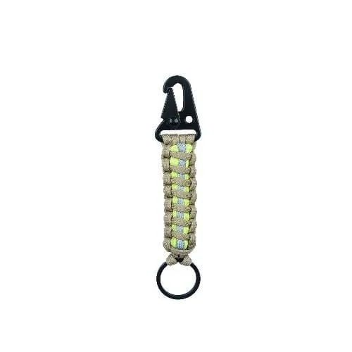 Feuerwehr Schlüsselanhänger mit Karabiner aus Paracord