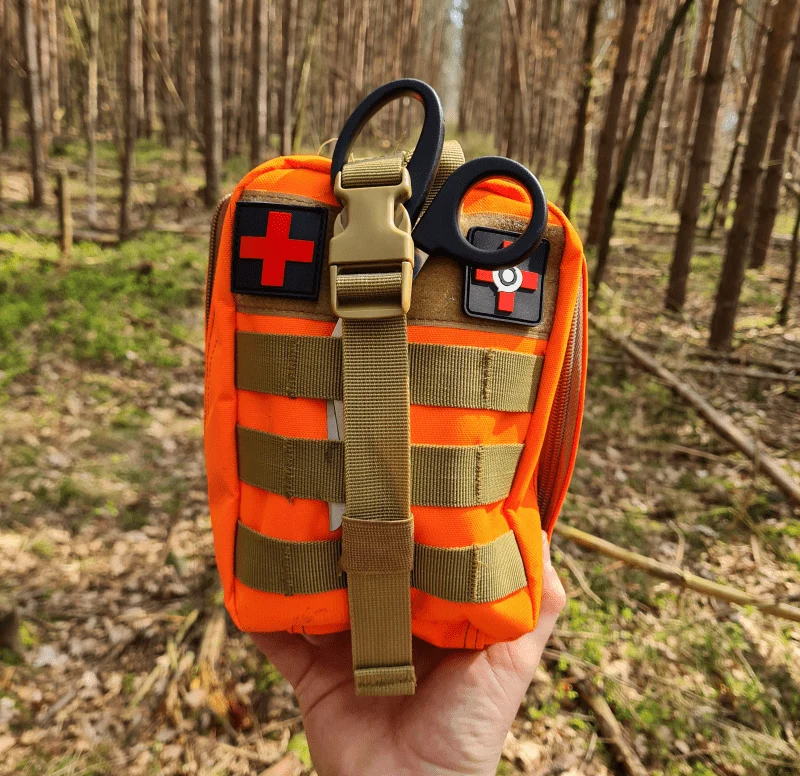 Gefüllte Tactical IFAK Erste Hilfe Pouch