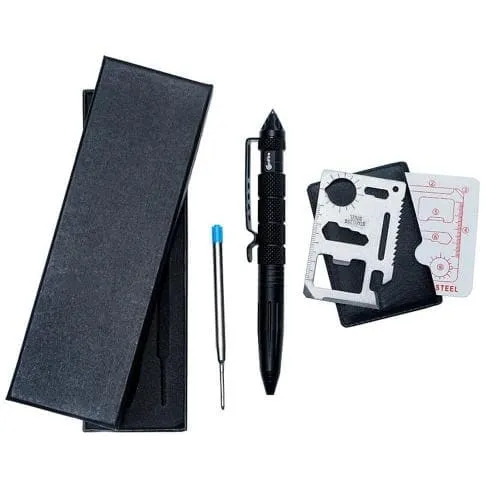 Tactical Defense Pen plus Multi-Tool Card